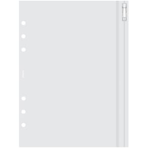 A5 Plastficka Dragkedja Transparent