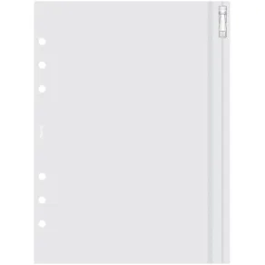 A5 Plastficka Dragkedja Transparent