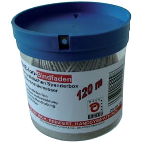 Kordelbox WIHEDÜ Naturfaserbindfaden fein, braun, 120 m