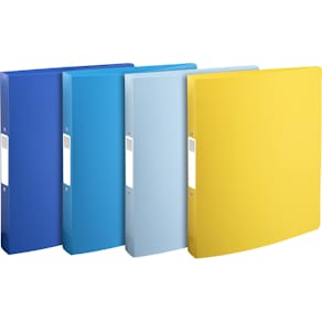 Ringbuch Exacompta Bee Blue 2 Ringe, 30 mm, PP, A4 Maxi, sortiert
