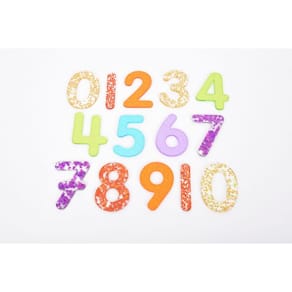 Sensoriska siffror glitter 14/fp
