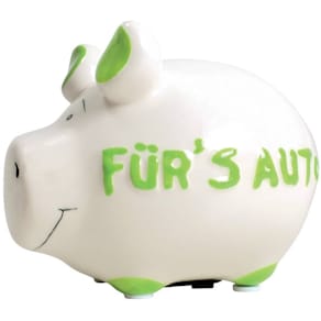 Spardose KCG Schwein, klein, weiß