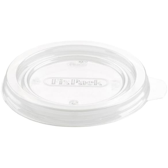 Lokk til plastbeger DUNI 110ml (50) 20frp