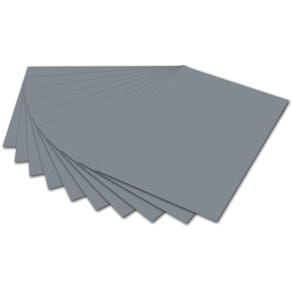 Tonpapier Folia, 50 x 70 cm, 130 g/m², steingrau, 100 Blatt