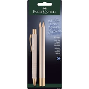 Schreibset Faber-Castell PolyBall Urban, 3-tlg., pale rose