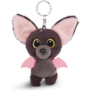 Schlüsselanhänger NICI Fledermaus Baako, braun/pink