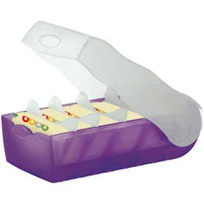 Karteibox HAN Croco, A8, transluzent-lila