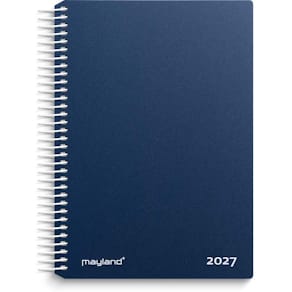 Dagskalender Mayland Classic 2027, 138x177 mm, blå, FSC Mix