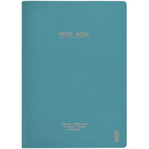 KOZO Skrivhäfte A5 3 Pack Coffee Bric Steel Blue
