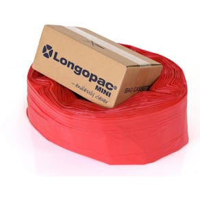 Säckkassett LONGOPAC Mini Standard 60m röd