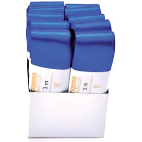 Satinband GOLDINA Doppelsatin, 40mm x 3m, kornblau