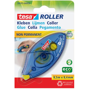 Kleberoller tesa Einwegroller, Non Permanent, 8,5 m x 8,4 mm, aus