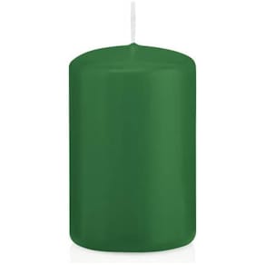Stumpenkerze Noname, dunkelgrün, 50×80 mm, 17 Stunden Brenndauer