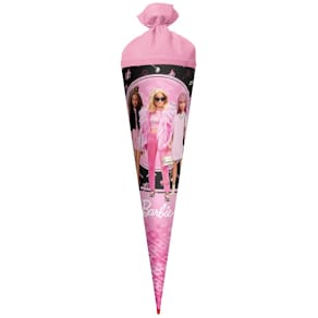 Schultüte ROTH Barbie, 70 cm, rund, pinker Filzverschluss