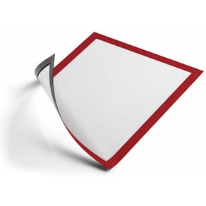 Magnetramme Durable DURAFRAME A4, rød, 5 stk