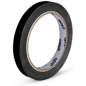 Tejp märk PVC 9mmx66m svart