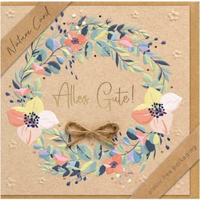 Glückwunschkarte BSB, Allgemeine Glückwünsche, mit Umschlag