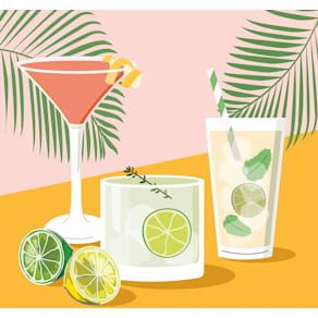 Motivserviette PAPER+DESIGN Kulinarik, 33 x 33 cm