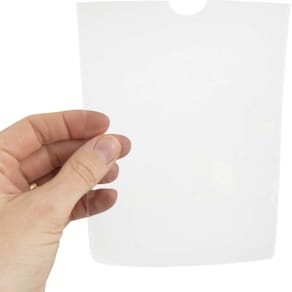 Plastetui Esselte transparent 105 µm, A6, 100 stk