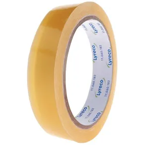 Kontorstejp LYRECO 66mx19mm klar 8/fp