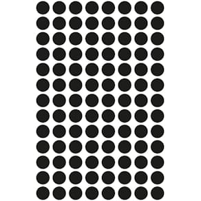 Markierungspunkte Avery Zweckform, Ø 8 mm, schwarz, 416 Stück