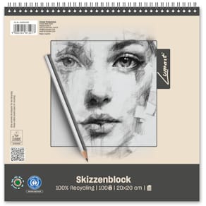 Skizzenblock Edition Dürer Quart, 20 x 20 cm, 100 Blatt, weiß