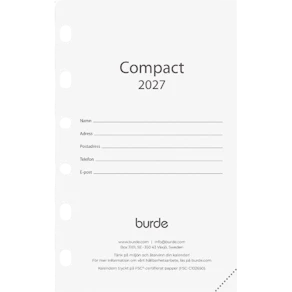 Compact kalendersats 2027