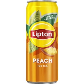 Frisdrank Lipton Ice Tea Peach, niet bruisend, sleek blik 33 cl