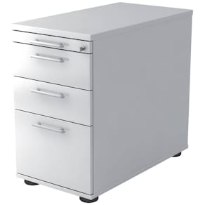 Standcontainer HAMMERBACHER SC40 RE, Hängeregistratur, weiß, 42,8