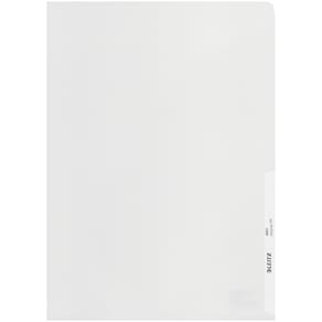 Mapp Leitz recycle PP A4 klar pr. 100/b