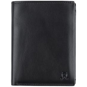 Geldbörse HJP Golf, Leder, RFID, schwarz