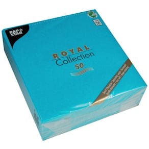 Serviett PAPSTAR RC 40x40 cm turkis (50)