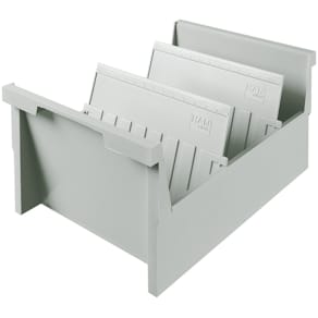 Karteitrog HAN A5 quer, lichtgrau