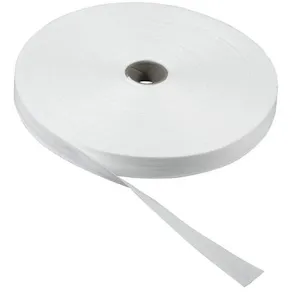 Bomullsband Vit, 13mm x 50m