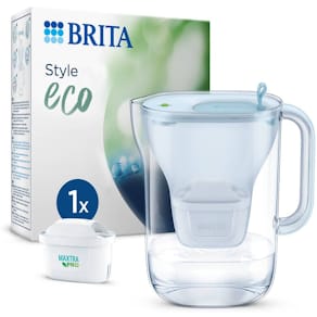 Wasserfilterkanne BRITA Style Eco, 2,4l, gle.blau