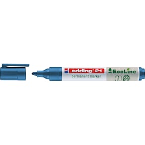 Permanentmarker edding 21 EcoLine, 1,5–3 mm, blau