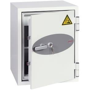 Akku-Brandschutztresor PHÖNIX SAFE Battery Fighter BS0441K, weiß