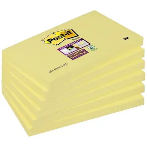 Notes POST-IT SuperSticky gul76x127, 6/FP