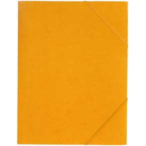 Elastikmappe BNT A4 gul, karton med elastik, 48 stk