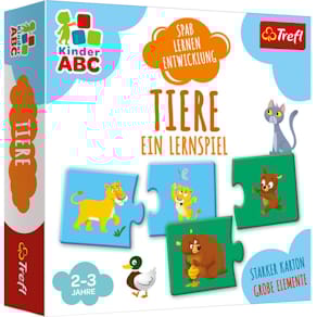 Kartenspiel TREFL Kinder ABC Tiere, Deutsch