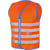 Fluohesje Wowow Fun Jacket, oranje, L (kind)