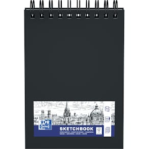 Schetsboek Oxford, 50 vel, 100 g/m², ft A5, zwart