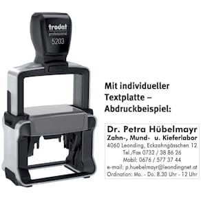 Selbstfärbestempel Trodat Professional 5208, 49 x 28 mm, max. 7 Z