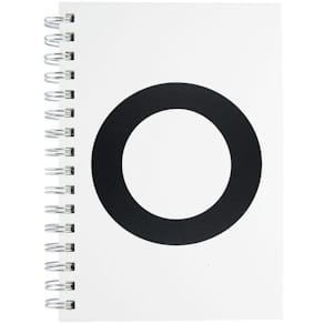 Anteckningsbok O, A5, olinjerat, spiral