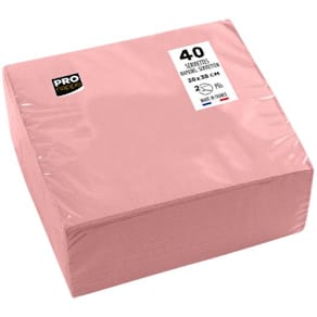 Servetter PRONAPPE 38x38cm rosa 40/fp