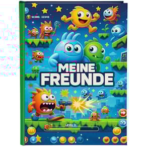 Freundebuch Goldbuch Level Up!