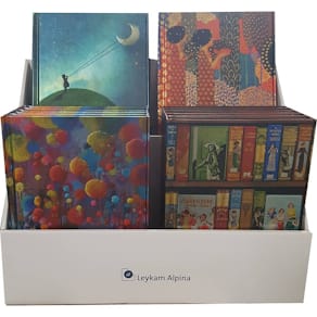 Notizbuch FLAME TREE, A5, Kunstmotiv, liniert, sortiert