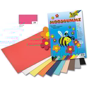 Moosgummi Folia, 2 mm, altrosa, 29 x 40 cm