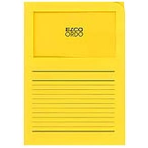 Sichtmappe Elco Ordo classico, A4, 120g, 100 St., intensivgelb