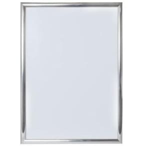 Väggram 50x70cm silver polerad 25mm